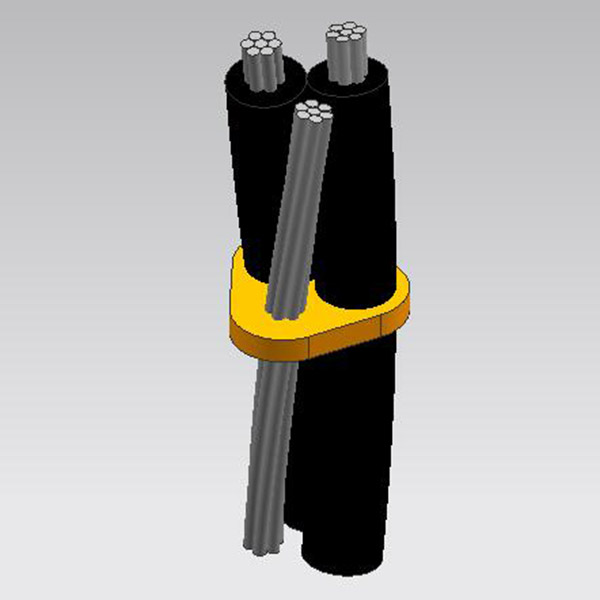 Overhead Electrical Cable (Aluminum Conductor XLPE Insulation as Phase Line + ACSR as Neutral Line)